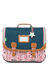 Cartable Caroline 41 cm Vert/Rose