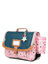Cartable Caroline 38 cm - Poche Gourde Vert/Rose