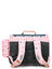 Cartable Caroline 38 cm - Poche Gourde Vert/Rose