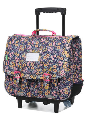 Cartable � roulettes Tann's Elena 41 cm Bleu