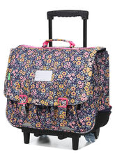 Cartable � roulettes Tann's Elena 41 cm Bleu