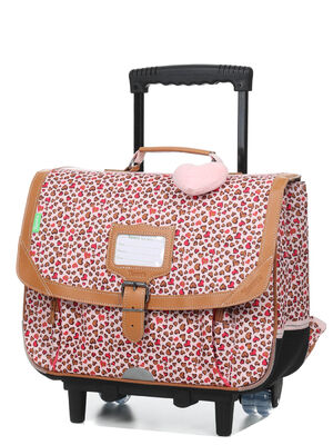 Cartable � roulettes Tann's Lilou 38 cm Multicolores
