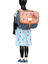 Cartable Jane 35 cm Corail/Bleu