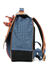 Cartable Jane 35 cm Corail/Bleu