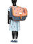 Cartable Jane 38 cm - Poche Gourde Corail/Bleu