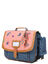 Cartable Jane 38 cm - Poche Gourde Corail/Bleu