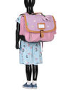 Cartable Mila 38 cm - Poche Gourde Violet/Rose