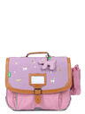 Cartable Mila 38 cm - Poche Gourde Violet/Rose
