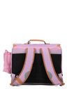 Cartable Mila 38 cm - Poche Gourde Violet/Rose