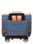 Cartable � roulettes Jane 38 cm Corail/Bleu