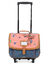 Cartable � roulettes Jane 38 cm Corail/Bleu