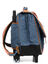 Cartable � roulettes Jane 38 cm Corail/Bleu