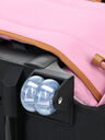 Cartable � roulettes Mila 38 cm Violet/Rose