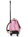 Cartable � roulettes Mila 38 cm Violet/Rose