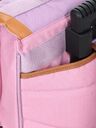 Cartable � roulettes Mila 38 cm Violet/Rose