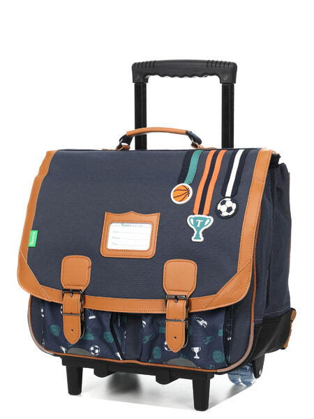Cartable à roulettes Paco 41 cm