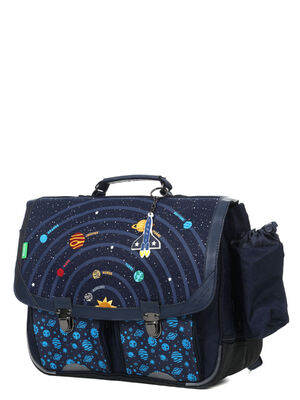 Cartable Tann's Gabriel 38 cm - 2 boucles Bleu Marine