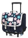 Cartable � roulettes Hortense 41 cm Bleu Marine