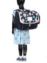 Cartable Hortense 38 cm - Poche Gourde Bleu Marine