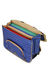 Cartable Hritage Rayures 38 cm Bleu/Bleu