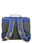 Cartable Hritage Rayures 38 cm Bleu/Bleu