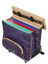 Cartable  roulettes Hritage Rayures 38 cm Bleu/Rouge