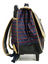Cartable  roulettes Hritage Rayures 38 cm Bleu/Rouge