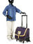 Cartable  roulettes Hritage Rayures 38 cm Bleu/Rouge