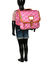 Cartable � roulettes Les Fantaisies Rose 38 cm Rose