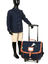 Cartable  roulettes Camille 38 cm Bleu Marine