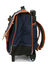 Cartable  roulettes Camille 38 cm Bleu Marine
