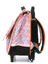 Cartable � roulettes Victoria 38 cm Rose