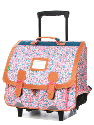 Cartable � roulettes Tann's Victoria 41 cm Rose