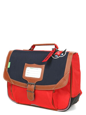 Cartable Tann's Arthur 32 cm Bleu/Rouge