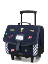 Cartable  roulettes Tann's Matho 38 cm Bleu