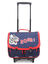 Cartable � roulettes Aaron 38 cm - 2 boucles Bleu/Rouge