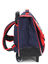 Cartable � roulettes Aaron 38 cm - 2 boucles Bleu/Rouge