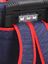 Cartable � roulettes Aaron 38 cm - 2 boucles Bleu/Rouge