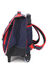Cartable � roulettes Aaron 38 cm - 2 boucles Bleu/Rouge
