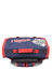 Cartable � roulettes Aaron 38 cm - 2 boucles Bleu/Rouge