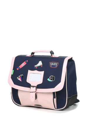 Cartable Tann's Lily 35 cm Bleu/Rose