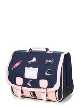 Cartable Tann's Lily 41 cm Bleu/Rose
