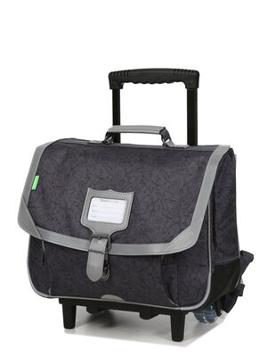 Cartable � roulettes Tann's Owen 38 cm Gris