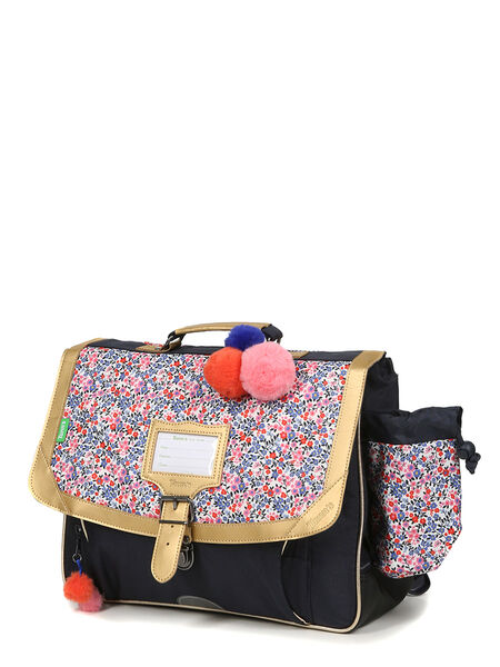Cartable Antonia 38 cm - Poche Gourde Bleu