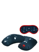 Coussin de voyage et masque Dandy Nomad Dandy Cities Bleu