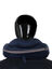 Coussin de voyage � m�moire de forme Bleu Marine