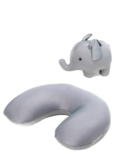 Coussin de voyage Zip & Flip �l�phant