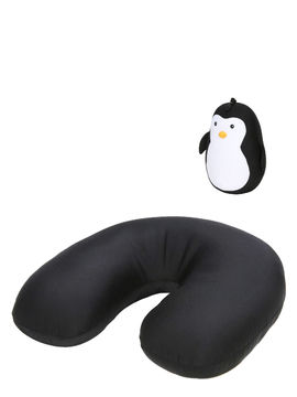 Coussin de voyage Zip & Flip Pingouin