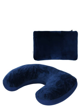 Coussin de voyage 2 en 1 Comfort Midnight Blue