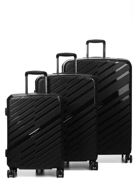 Ensemble 3 valises rigides Volantis Noir